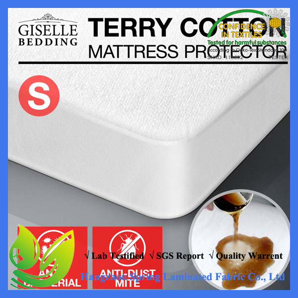 Queen Size Terry Anti Bacterial Waterproof Mattress Cover