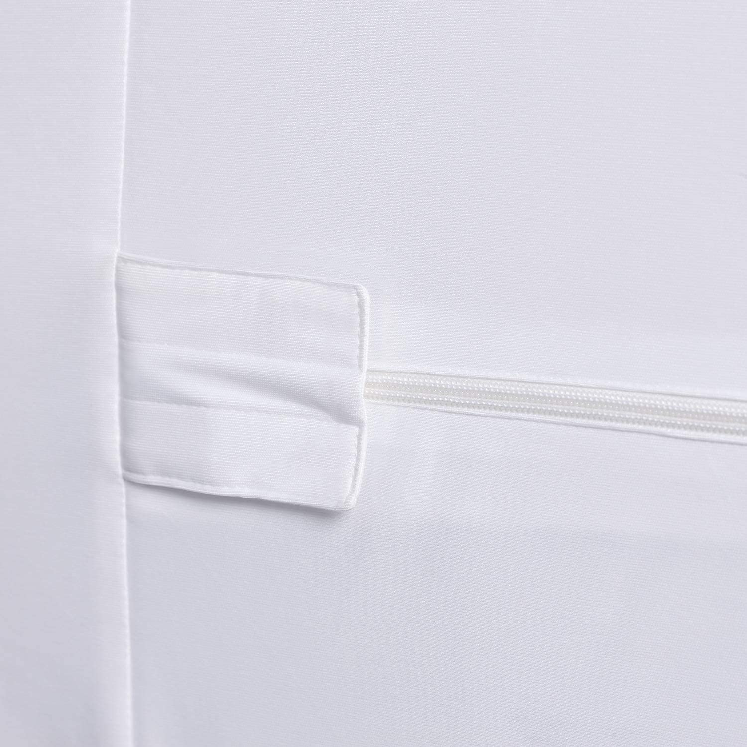 Zipper Knitted Fabric Hypoallergenic Mattress Encasement Bed Bug 6 Side Waterproof 