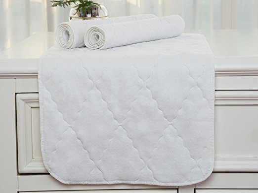 Premium Soft Bamboo Terry Cloth Waterproof and Absorbent Baby Changing Pad