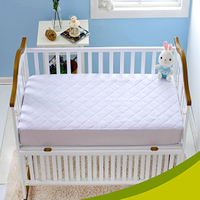 100 Waterproof Breathable Hypoallergenic Fitted Washable Crib Mattress Cover