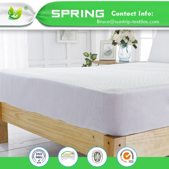 Dust Mite 5 Sided Queen White Waterproof Mattress Protector Fitted Bed Cover
