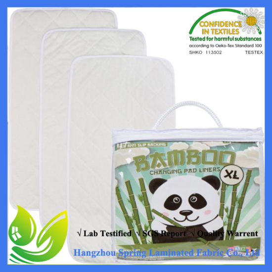 New Anti Slip Bamboo Changing Pad Liners 3packs