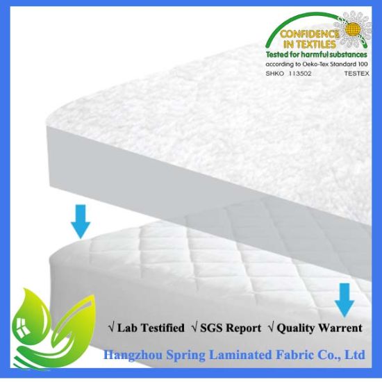 Queens Size Hypoallergenic Quilted Stretch-to-Fit Mattress Pad