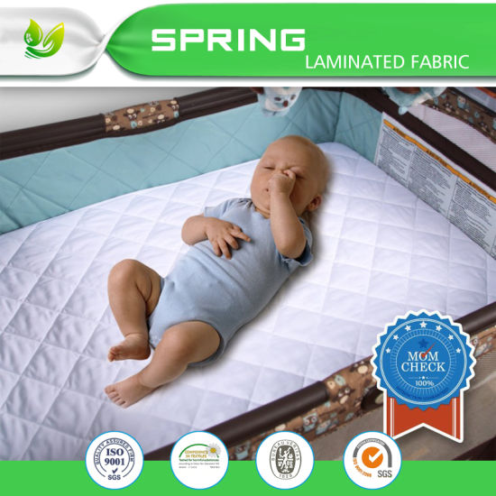 Organic Cotton Waterproof Fitted Baby Crib Pad