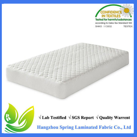 Baby Age Group and Plain Style Waterproof Crib Mattress Protector