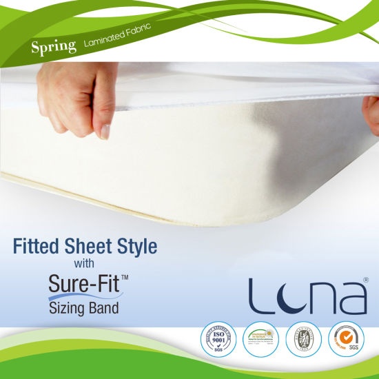 Polyester Knit Waterproof Fitted Mattress Protector