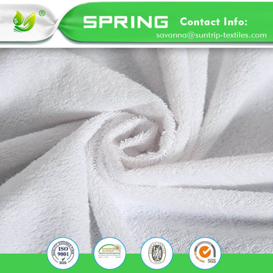 Hypoallergenic Waterproof Mattress Protector Terry Towel Non Noisy with Cotton Cover