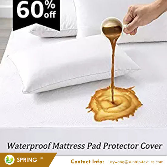 Premium Hypoallergenic Waterproof Mattress Protector - Breathable and Vinyl Free Fitted Mattress Cover - Twin Size