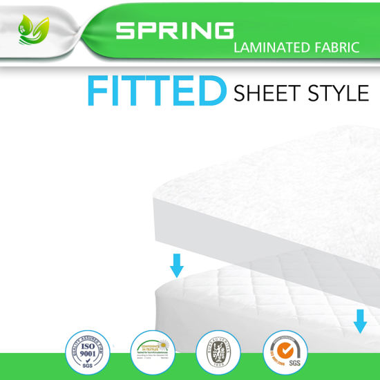 Cot Bed Brushed Cotton Mattress Protector Sheet Cover Waterproof Washable Urine