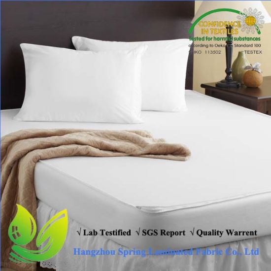 Skirted Cotton Terry Waterproof Fitted Mattress Protector