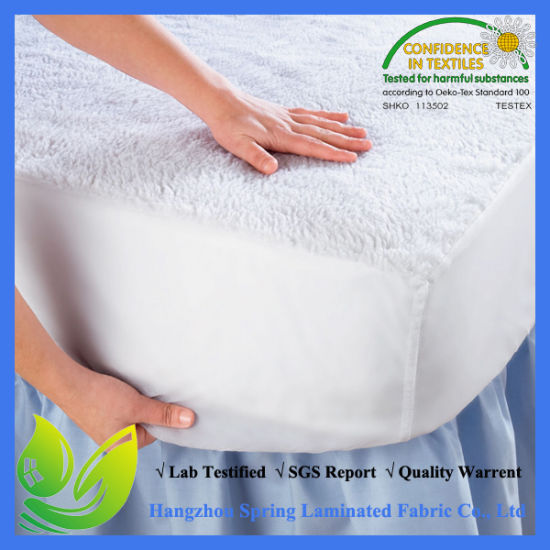 Fitted Plastic Mattress Protector Cover Hypoallergenic Twin, Full or Queen