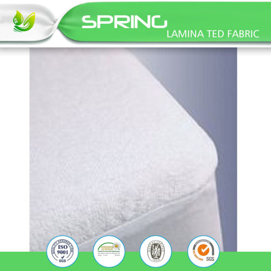 White Waterproof Mattress Protector for Queen Size Bed