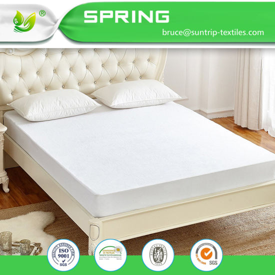 Quilted Bamboo Fiber Mattress Toppers Protector High Quality Extra Deep