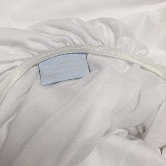 Premium Fitted Cotton Terry Cover Lab Tested Hypoallergenic Waterproof Mattress Protector