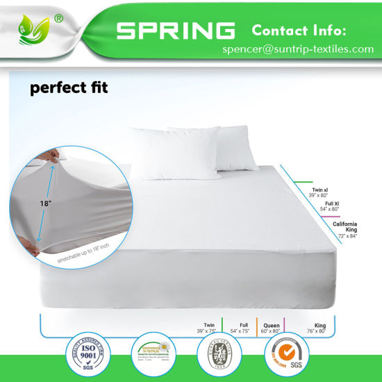 100 Waterproof Mattress Protector with Cotton Terry Surface Bed Bug Proof Buy Waterproof Bug