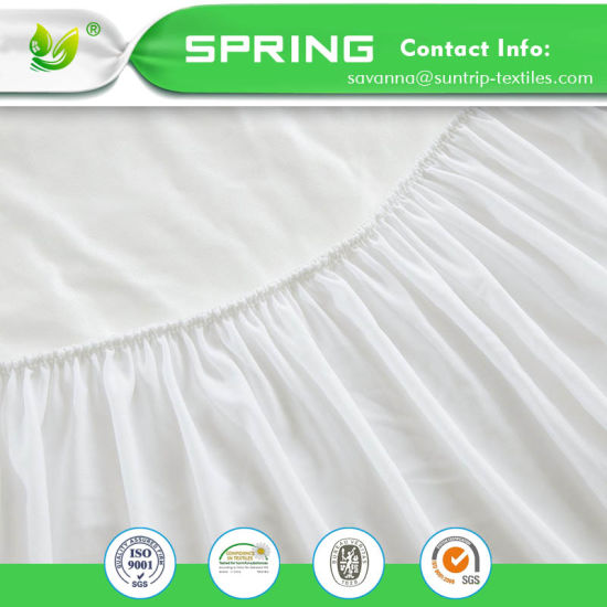 Queen Size Hypoallergenic Waterproof Mattress Protector Cover Comfortable Breathable Fabric Washable