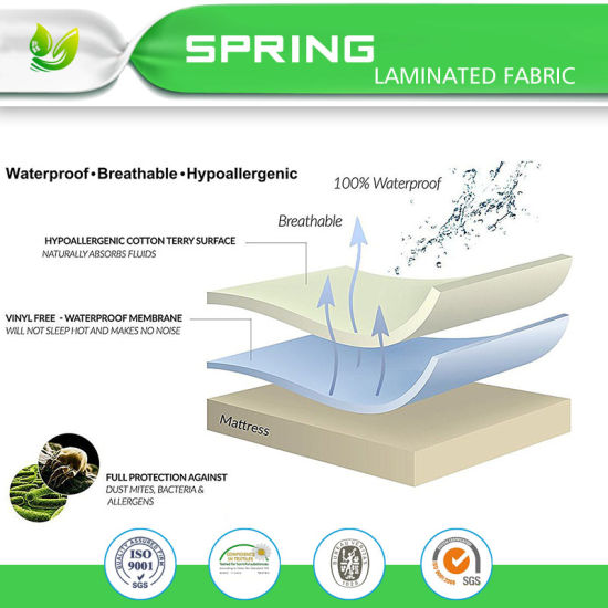 Waterproof TPU Lamination Fabric mattress Protector
