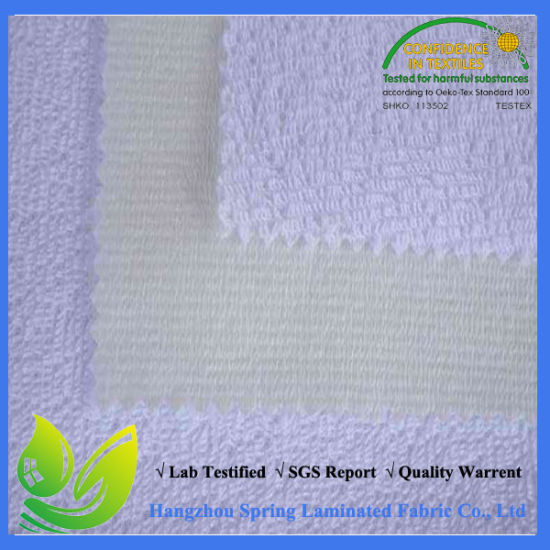Terry Towelling Knitting King Size Waterproof Cover for Twin Mattress