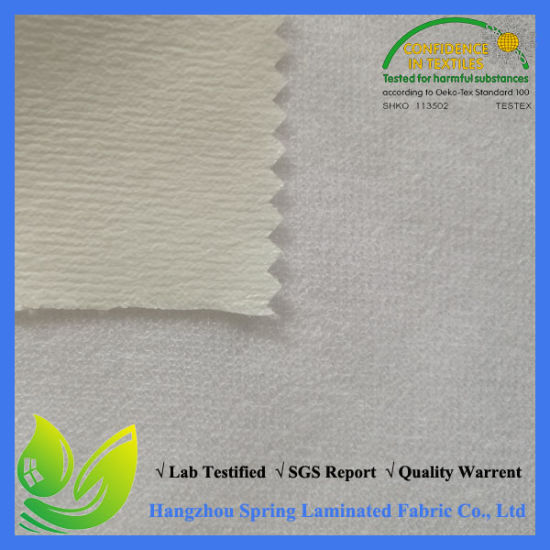 160GSM Bamboo Terry Waterproof Fabric for Baby Changing Pad Liners