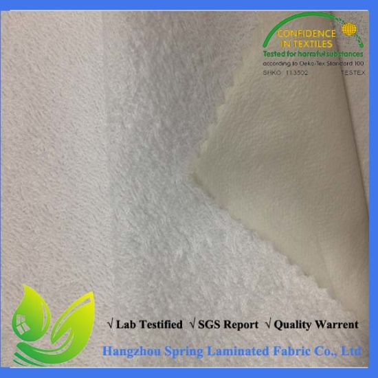 PU Coated Stretchy Waterproof Breathable Cotton Fabric for Mat